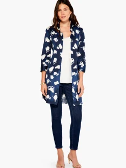 Outlet NIC+ZOE Mosaic Blues Shirt Dress Indigo Multi
