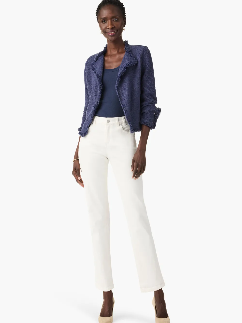 Shop NIC+ZOE Nz Denim 28 Paper White