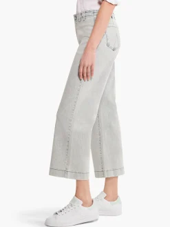 Outlet NIC+ZOE Nz Denim Mid Rise Wide-Leg Crop Jean Salt