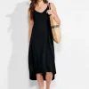 Cheap NIC+ZOE Nzt Double V Tank Dress Black Onyx