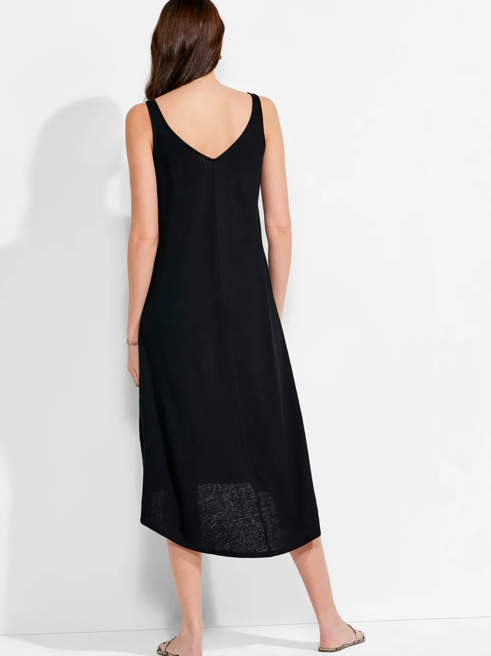 Cheap NIC+ZOE Nzt Double V Tank Dress Black Onyx