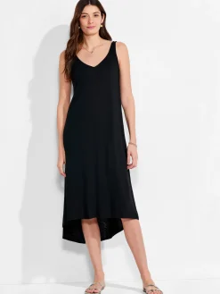 Cheap NIC+ZOE Nzt Double V Tank Dress Black Onyx