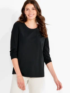Cheap NIC+ZOE Nzt Long Sleeve Crew Tee Black Onyx