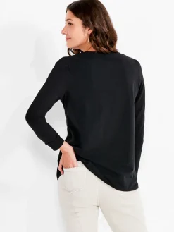 Cheap NIC+ZOE Nzt Long Sleeve Crew Tee Black Onyx