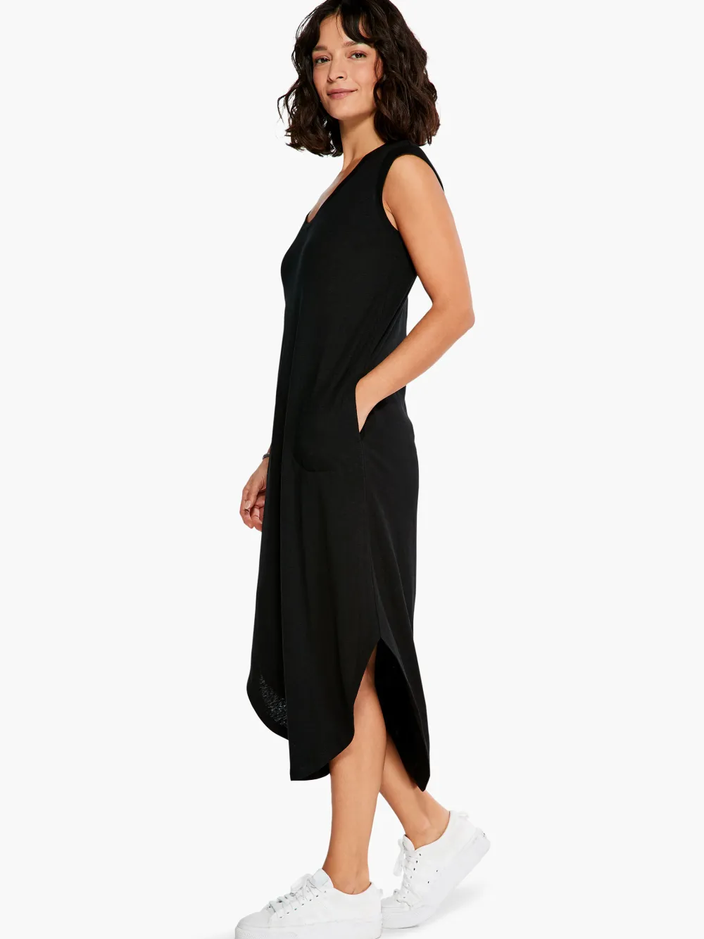 Outlet NIC+ZOE Nzt Scoop Tank Dress Deep Ocean