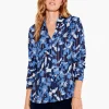 Online NIC+ZOE Ocean Tides Shirt Blue Multi
