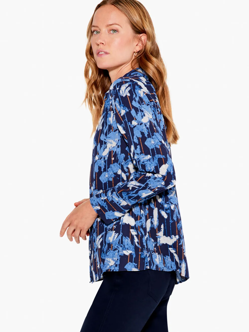 Online NIC+ZOE Ocean Tides Shirt Blue Multi