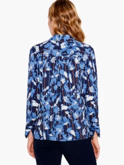 Online NIC+ZOE Ocean Tides Shirt Blue Multi