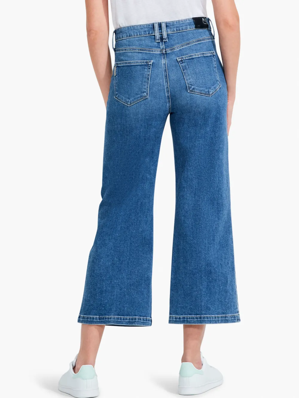 Clearance NIC+ZOE Paige - Aubrey Wide Leg W/ Utility Pockets Medium Wash