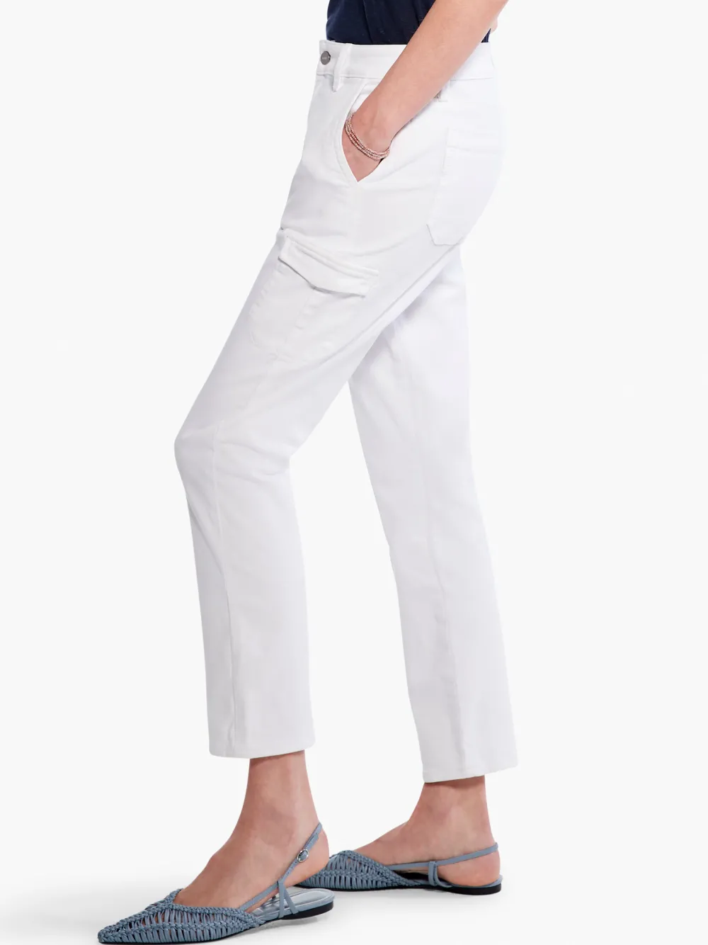 Clearance NIC+ZOE Paige - Jolie Cargo Pant White