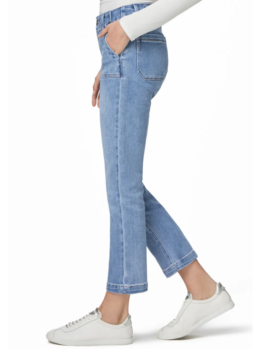 Shop NIC+ZOE Paige - Mayslie Straight Ankle Light Wash