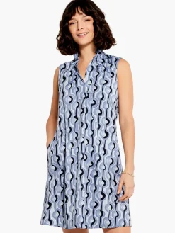Clearance NIC+ZOE Painted Clouds Zest Dress Blue Multi