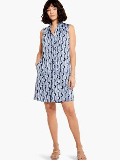 Clearance NIC+ZOE Painted Clouds Zest Dress Blue Multi