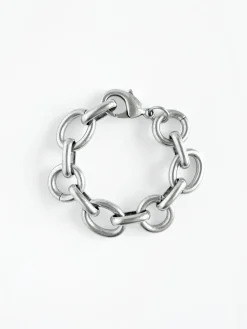 Cheap NIC+ZOE Paula Rosen - Ruby Overlay Bracelet Silver