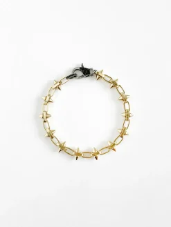 Clearance NIC+ZOE Paula Rosen - Spike And Spinel Star Bracelet Gold