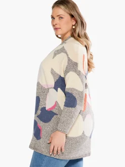 Cheap NIC+ZOE Petal Blues Cardigan Neutral Multi