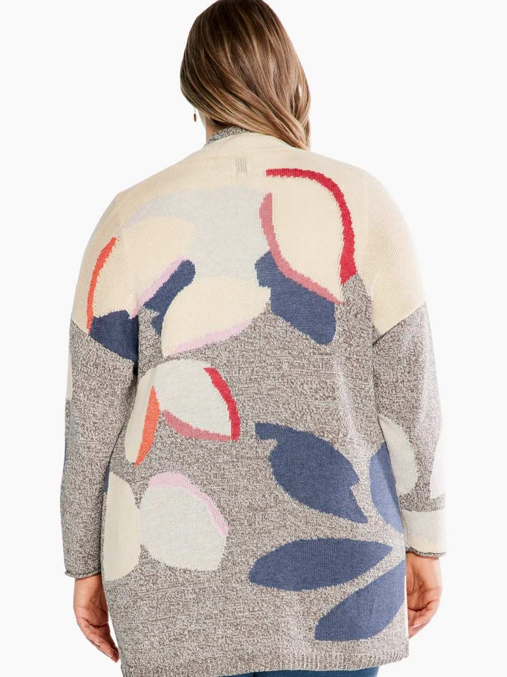 Cheap NIC+ZOE Petal Blues Cardigan Neutral Multi