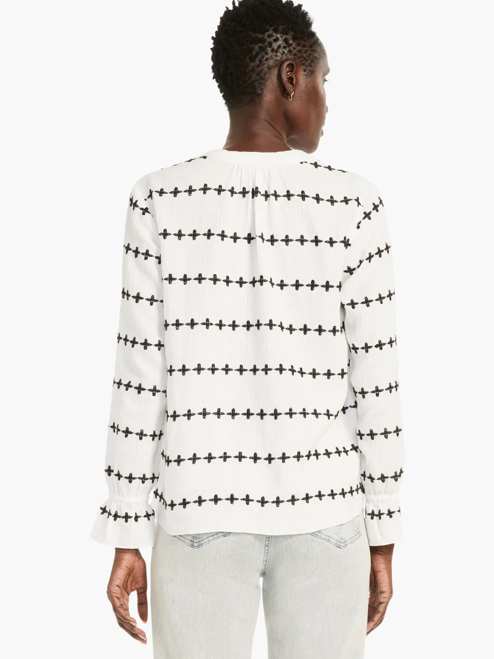 Best NIC+ZOE Plus One Top White Multi