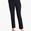 Cheap NIC+ZOE Polished Wonderstretch Straight Ankle Pant Black Onyx