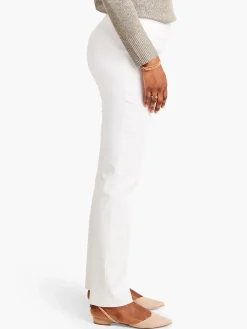 Cheap NIC+ZOE Polished Wonderstretch Straight Pant Paper White