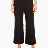 Flash Sale NIC+ZOE Polished Wonderstretch Wide-Leg Crop Pant Black Onyx
