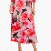 Fashion NIC+ZOE Rosy Outlook Slip Skirt Pink Multi
