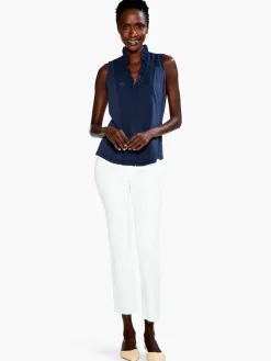 Flash Sale NIC+ZOE Ruffled Around Tank Dark Indigo