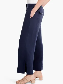 Clearance NIC+ZOE Rumba Park Wide-Leg Crop Pant Dark Indigo