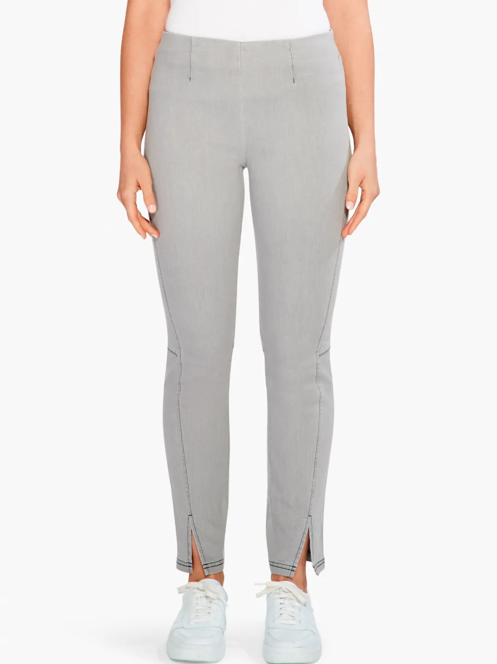 Fashion NIC+ZOE Seams All Day Slim Jean Mercury