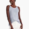 Shop NIC+ZOE Sequin Tank Blue Glacier