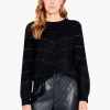 Shop NIC+ZOE Shooting Stars Sweater Black Onyx