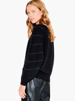 Shop NIC+ZOE Shooting Stars Sweater Black Onyx