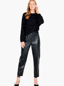 Shop NIC+ZOE Shooting Stars Sweater Black Onyx
