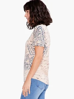 Cheap NIC+ZOE Shoreline Sweater Neutral Multi