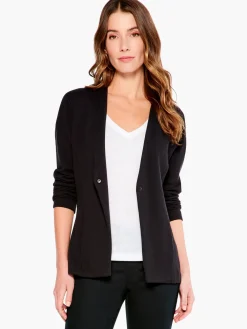 Best NIC+ZOE Sleek Knit Jacket Black Onyx