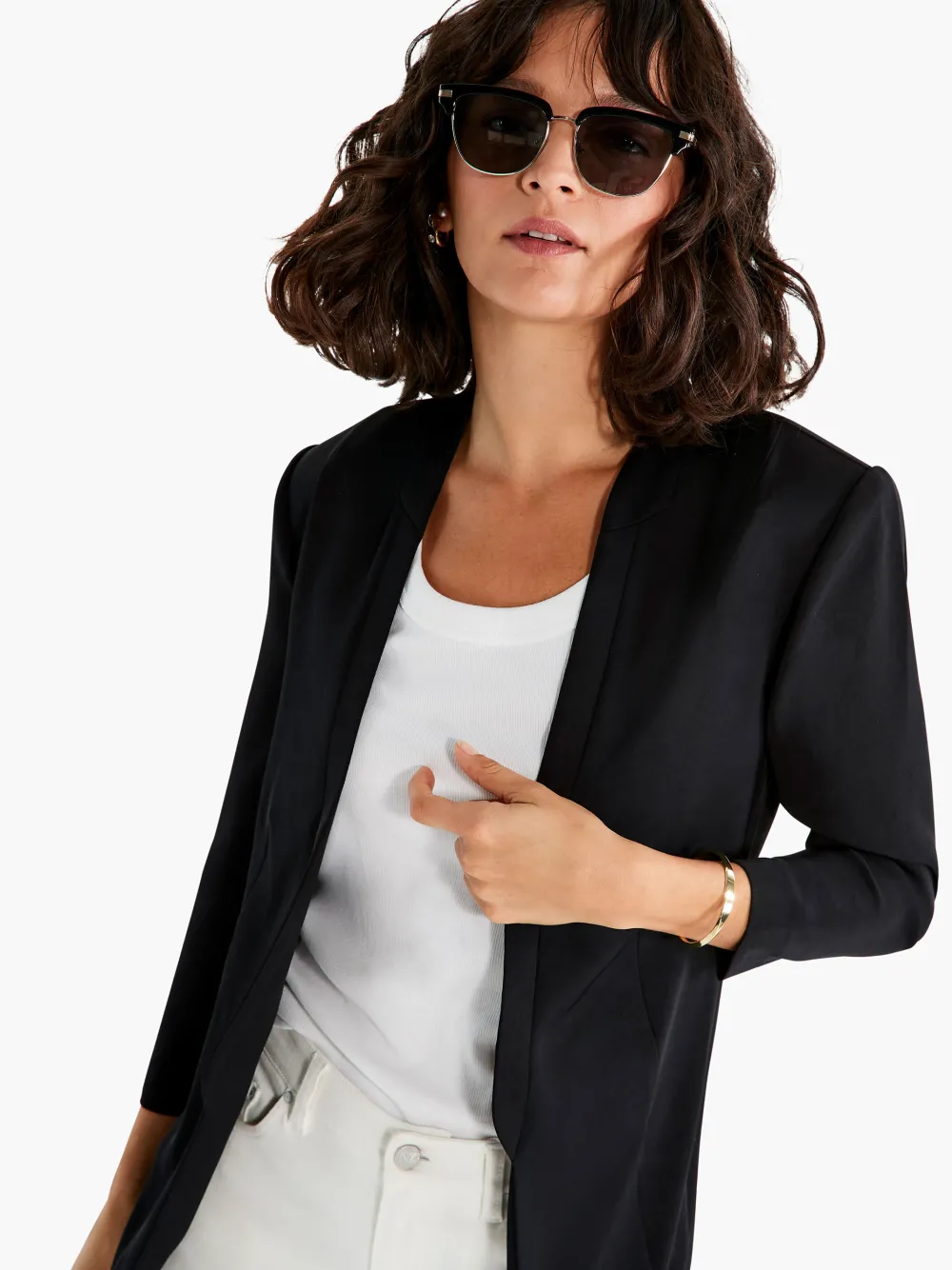 Flash Sale NIC+ZOE Smart Look Blazer Black Onyx