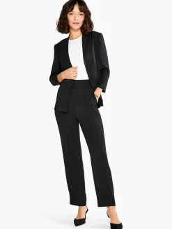 Discount NIC+ZOE Smart Look Relaxed Trouser Black Onyx