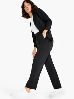 Discount NIC+ZOE Smart Look Relaxed Trouser Black Onyx