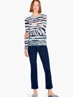 Flash Sale NIC+ZOE Snowed In Sweater Blue Multi