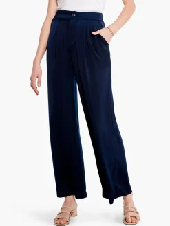 Cheap NIC+ZOE Soft Drape Wide-Leg Pant Tarragon