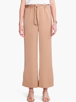 Best Sale NIC+ZOE Soft Drape Wide-Leg Pant Mochachino