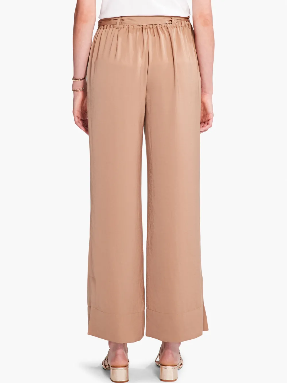Best Sale NIC+ZOE Soft Drape Wide-Leg Pant Mochachino