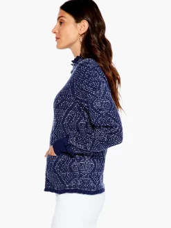 New NIC+ZOE Starry Sky Jacket Indigo Multi
