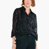 Discount NIC+ZOE Starry Sky Shirt Black Onyx