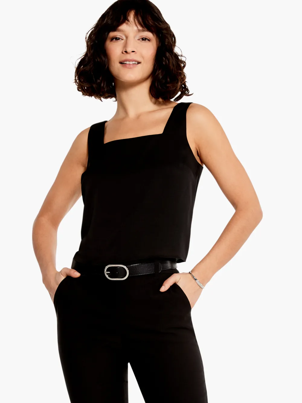 Clearance NIC+ZOE Statement Set Tank Black Onyx