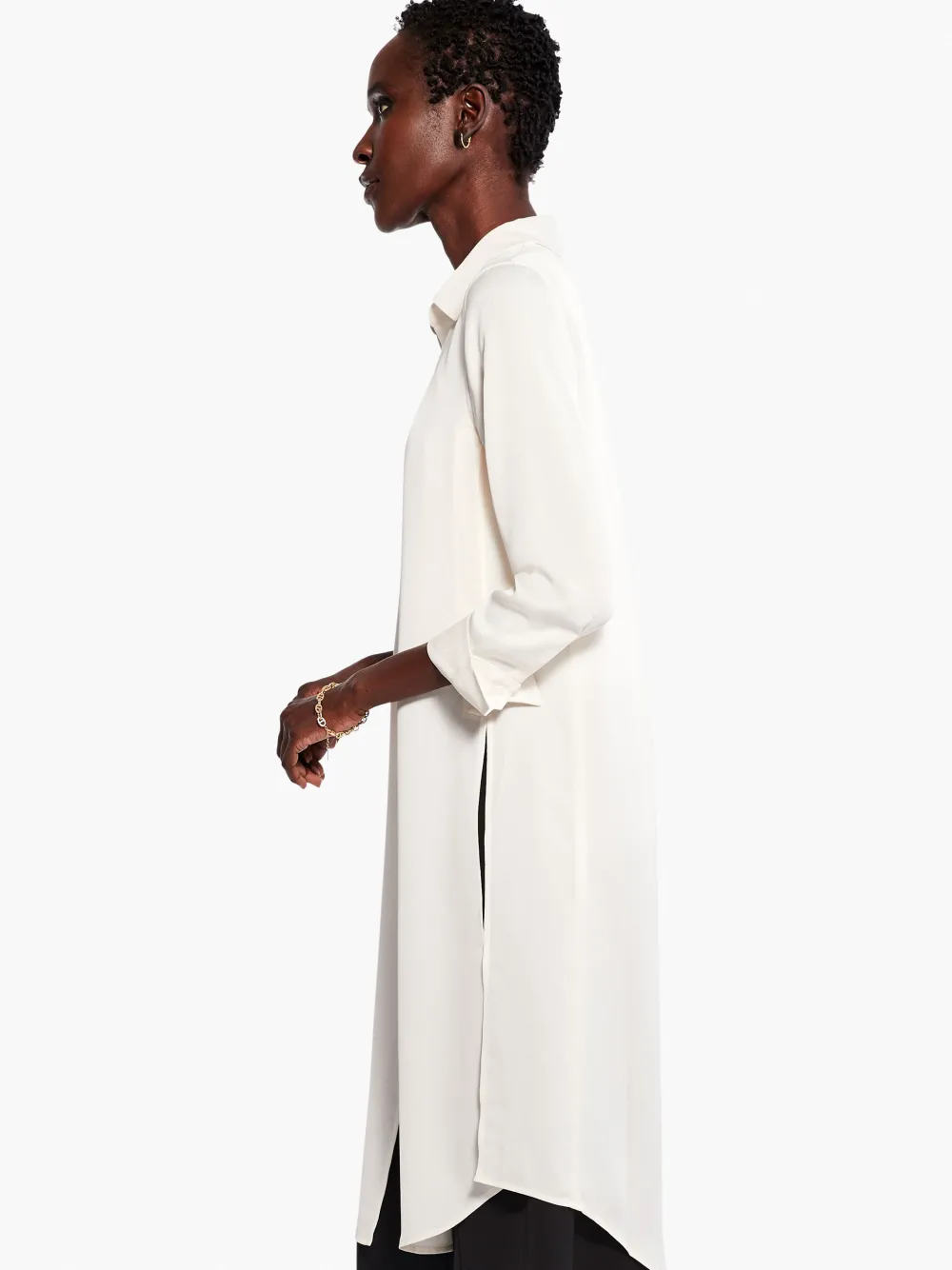 Sale NIC+ZOE Statement Shirt Cream