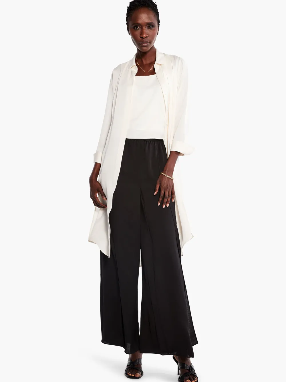 Sale NIC+ZOE Statement Shirt Cream