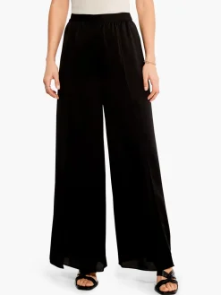 Flash Sale NIC+ZOE Statement Wide-Leg Pant Black Onyx