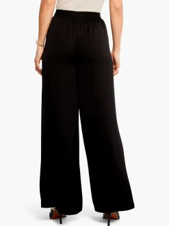 Flash Sale NIC+ZOE Statement Wide-Leg Pant Black Onyx