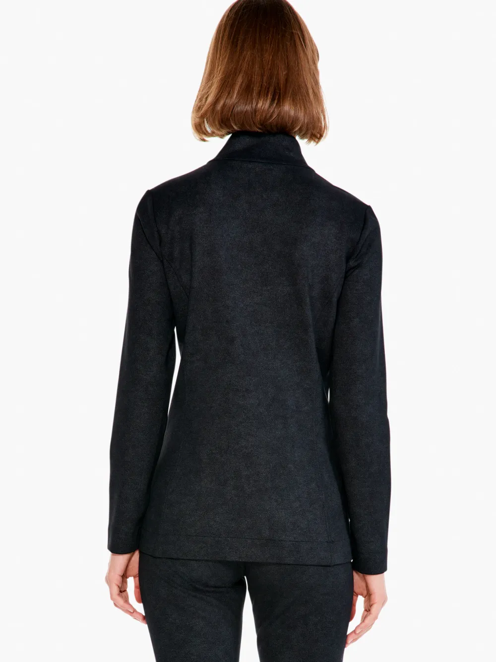 Outlet NIC+ZOE Sueded Foil Blazer Black Onyx